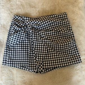ZARA- Checkered Skort